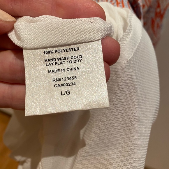 Blue and Coral Design Lab Dress, worn very few times, perfect condition. MEDIUM - Picture 4 of 6